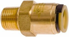 Watts - 3/4" Outside Diam, 3/4 NPT, Lead Free Brass Push-to-Connect Tube Male Connector - 250 Max psi, Tube to Tube Male Connection, EPDM O-Ring, Lead-Free - Exact Tooling