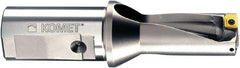 Komet - 1.575" Max Drill Depth, 2xD, 25/32" Diam, Indexable Insert Drill - 2 Inserts, 1" Shank Diam, Straight Shank - Exact Tooling