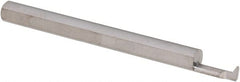 Scientific Cutting Tools - 0.09" Min Bore Diam, 0.2" Max Bore Depth, 1/8 Shank Diam, Profile Boring Bar - 0.005" Corner Radius, Right Hand Cut, Solid Carbide, Uncoated - Exact Tooling