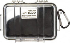 Pelican Products, Inc. - 4-3/4" Wide x 2-1/8" High, Clamshell Hard Case - Clear/Black, Polycarbonate - Exact Tooling