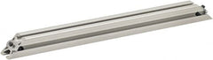 80/20 Inc. - 25mm Wide, Open Shelving Accessory/Component - Aluminum, Clear Anodized Finish, 320mm Long, Use with 2525 - Exact Tooling