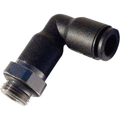 Legris - Plastic Push-To-Connect Tube Fittings Type: Extended Male Elbow Tube Outside Diameter (Inch): 5/32 - Exact Tooling