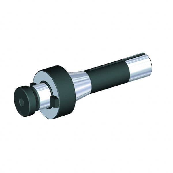 Kennametal - R8 Taper Shank 1" Pilot Diam Shell Mill Holder - 25.91mm Flange to Nose End Projection, 1.97" Nose Diam - Exact Tooling