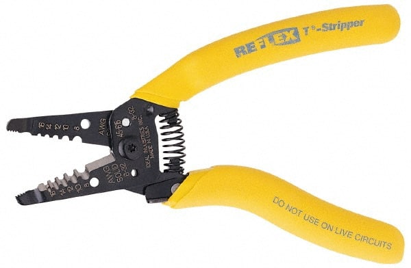 Ideal - 16 to 8 AWG Capacity Wire Stripper - Exact Tooling