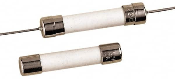 Ferraz Shawmut - 250 VAC, 0.8 Amp, Time Delay Miniature Ceramic Fuse - Clip Mount, 1-1/4" OAL, 1/4" Diam - Exact Tooling