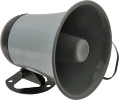 Speco - 15 Max Watt, 5 Inch Diameter, Round Plastic Standard Horn and Speaker - Weather and Waterproof, 5 Inch Deep - Exact Tooling