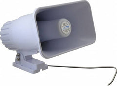 Speco - 30 Max Watt, Rectangular Plastic Standard Horn and Speaker - Weather and Waterproof, 9 Inch Deep - Exact Tooling