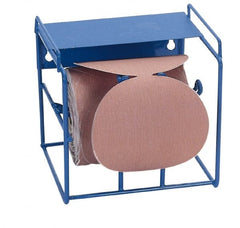 Norton - 8" Diam, 120 Grit Aluminum Oxide Adhesive PSA Disc - Medium Grade, Natural, B Weighted Backing, Flexible - Exact Tooling