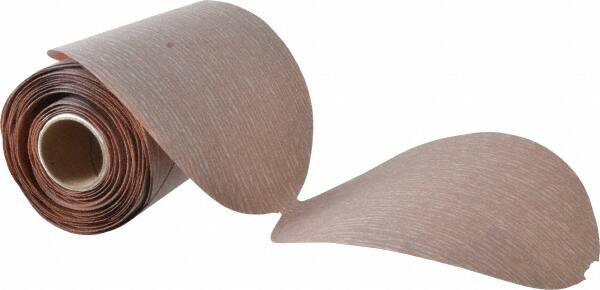 Norton - 5" Diam, 400 Grit Aluminum Oxide Adhesive PSA Disc - Super Fine Grade, Natural, B Weighted Backing, Flexible - Exact Tooling