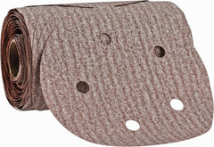 Norton - 5" Diam, 150 Grit Aluminum Oxide Adhesive PSA Disc - Medium Grade, Natural, B Weighted Backing, Flexible - Exact Tooling