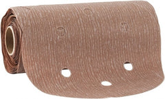 Norton - 6" Diam, 600 Grit Aluminum Oxide Adhesive PSA Disc - Coarse Grade, Natural, B Weighted Backing, Flexible - Exact Tooling