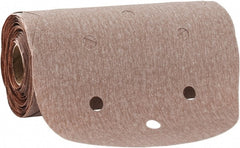 Norton - 6" Diam, 400 Grit Aluminum Oxide Adhesive PSA Disc - Super Fine Grade, Natural, B Weighted Backing, Flexible - Exact Tooling