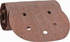 Norton - 6" Diam, 320 Grit Aluminum Oxide Adhesive PSA Disc - Very Fine Grade, Natural, B Weighted Backing, Flexible - Exact Tooling