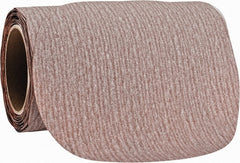 Norton - 8" Diam, 220 Grit Aluminum Oxide Adhesive PSA Disc - Fine Grade, Natural, B Weighted Backing, Flexible - Exact Tooling