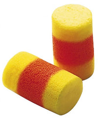 3M - Disposable, Uncorded, 30 dB, Barrel Earplugs - Yellow, 200 Pairs - Exact Tooling