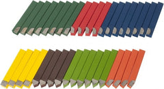 Value Collection - 38 Pieces, 1/2 Inch Wide Bit, Grade C5, Carbide Tool Bit Set - AL, AR, BL, BR, C, D, E Tool Bit Styles - Exact Tooling