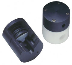 Plast-O-Matic - 1-1/2" Pipe, 100 Max psi, Diaphragm Valve - Female NPT End Connection, PVC - Exact Tooling