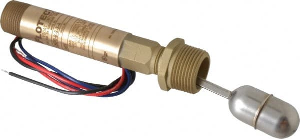 Dwyer - 1" Thread, 200 Max psi, 220°F Max, Liquid Level Float - 0.5 Float SG, Stainless Steel Stem - Exact Tooling