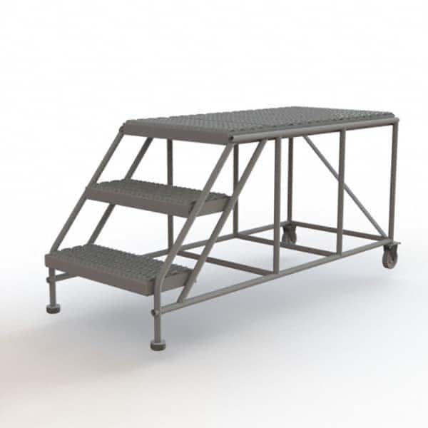 TRI-ARC - Rolling & Wall Mounted Ladders & Platforms Type: Rolling Work Platform Style: Steel Work Platform - Exact Tooling