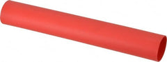 Thomas & Betts - 9" Long, 3:1, Polyolefin Heat Shrink Electrical Tubing - Red - Exact Tooling