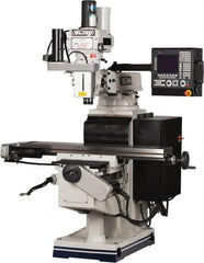 Vectrax - 54" Long x 10" Wide, 3 Phase Fagor 3 Axis 8055i CNC Milling Machine - Variable Speed Pulley Control, NT40 Taper, 5 hp - Exact Tooling