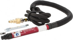 Chicago Pneumatic - 1/8" Collet, Straight Handle, Straight Air Die Grinder - 60,000 RPM, Rear Exhaust, 7 CFM, 0.05 hp, 6.21 bar, 1/4" Inlet - Exact Tooling