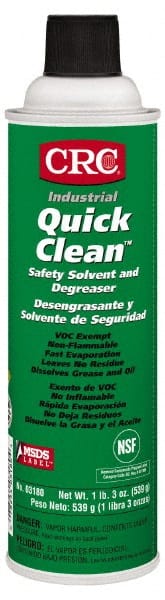 CRC - 20 oz Aerosol Cleaner/Degreaser - Aerosol, Unscented - Exact Tooling
