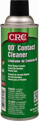 CRC - 11 Ounce Aerosol Contact Cleaner - 0°F Flash Point, 22,600 Volt Dielectric Strength, Flammable, Food Grade, Plastic Safe - Exact Tooling