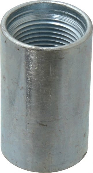 Value Collection - Class 300, 1" Galvanized Pipe Coupling - Threaded, Steel - Exact Tooling