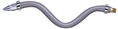 Guardair - Blow Gun Flexible Extension Hose - 1/4 NPT, 12" Long, Aluminum - Exact Tooling