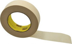3M - 1-1/2" Wide x 60 Yd Long Tan Paper Masking Tape - Series 234, 5.9 mil Thick, 27 In/Lb Tensile Strength - Exact Tooling