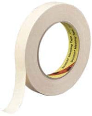 3M - 3" Wide x 60 Yd Long Tan Paper Masking Tape - Series 231, 7.6 mil Thick, 28 In/Lb Tensile Strength - Exact Tooling
