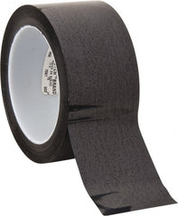 3M - 72 Yds. x 2", Black Polyester Film Tape - 850 Series, 1.9 mil Thick, 28 Lb./Inch Tensile Strength - Exact Tooling