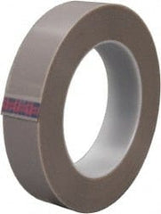 3M - 36 Yds. x 1", Gray PTFE Film Tape - 5481 Series, 6.8 mil Thick, 49 Lb./Inch Tensile Strength - Exact Tooling