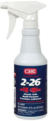 CRC - 16 oz Trigger Spray Bottle Nondrying Film Penetrant/Lubricant - Amber, 250°F Max, Food Grade - Exact Tooling