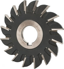 Value Collection - 16 Teeth, 4" Diam x 1/4" Width of Cut, High Speed Steel Side Milling Cutter - Straight Teeth, Uncoated - Exact Tooling