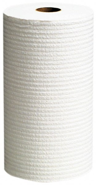 WypAll - X60 Dry Shop Towel/Industrial Wipes - Small Roll, 13-3/8" x 9-3/4" Sheet Size, White - Exact Tooling
