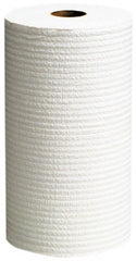WypAll - X60 Dry Shop Towel/Industrial Wipes - Small Roll, 13-3/8" x 9-3/4" Sheet Size, White - Exact Tooling