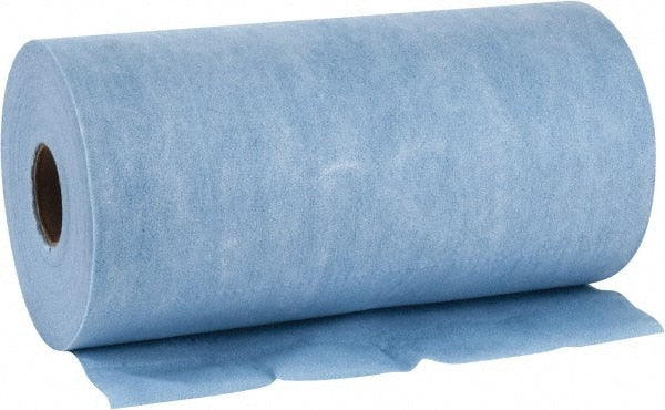 WypAll - X60 Dry Shop Towel/Industrial Wipes - Small Roll, 13-3/8" x 9-3/4" Sheet Size, Blue - Exact Tooling