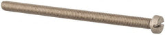 Value Collection - M5x0.80 Metric Coarse, 80mm Length Under Head Slotted Drive Machine Screw - Fillister Head, Grade 316 & A4 Stainless Steel, Uncoated, Without Washer - Exact Tooling
