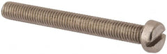 Value Collection - M8x1.25 Metric Coarse, 70mm Length Under Head Slotted Drive Machine Screw - Fillister Head, Grade 316 & A4 Stainless Steel, Uncoated, Without Washer - Exact Tooling