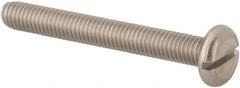 Value Collection - M5x0.80 Metric Coarse, 40mm Length Under Head Slotted Drive Machine Screw - Pan Head, Grade 316 & A4 Stainless Steel, Uncoated, Without Washer - Exact Tooling