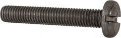 Value Collection - M8x1.25, 50mm Length Under Head Slotted Drive Machine Screw - Pan Head, Grade 316 & A4 Stainless Steel, Uncoated, Without Washer - Exact Tooling
