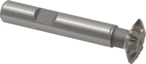 Whitney Tool Co. - 3/4° 3/4" Cut Diam, 3/16" Cut Width, 3/8" Shank, Carbide-Tipped Double-Angle Cutter - Exact Tooling