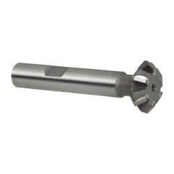 Whitney Tool Co. - 3/4° 3/4" Cut Diam, 1/4" Cut Width, 3/8" Shank, Carbide-Tipped Double-Angle Cutter - Exact Tooling