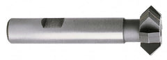 Whitney Tool Co. - 1-7/8° 1-7/8" Cut Diam, 5/8" Cut Width, 3/4" Shank, Carbide-Tipped Double-Angle Cutter - Exact Tooling