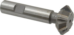 Whitney Tool Co. - 1-3/8° 1-3/8" Cut Diam, 1/2" Cut Width, 5/8" Shank, Carbide-Tipped Double-Angle Cutter - Exact Tooling