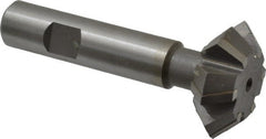 Whitney Tool Co. - 1-1/2° 1-1/2" Cut Diam, 9/16" Cut Width, 5/8" Shank, Carbide-Tipped Double-Angle Cutter - Exact Tooling