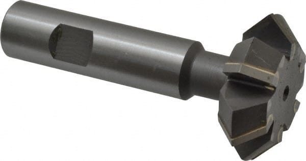 Whitney Tool Co. - 1-7/8° 1-7/8" Cut Diam, 5/8" Cut Width, 3/4" Shank, Carbide-Tipped Double-Angle Cutter - Exact Tooling