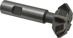 Whitney Tool Co. - 1-7/8° 1-7/8" Cut Diam, 5/8" Cut Width, 3/4" Shank, Carbide-Tipped Double-Angle Cutter - Exact Tooling